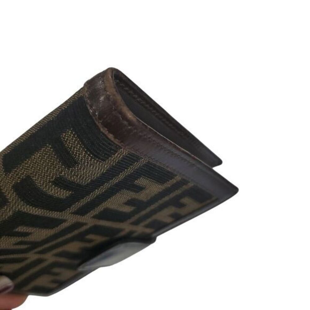 Fendi Zucca Canvas Leather Agenda Planner Cover Brown FF Monogram 2289-30153-009 - Picture 7 of 8